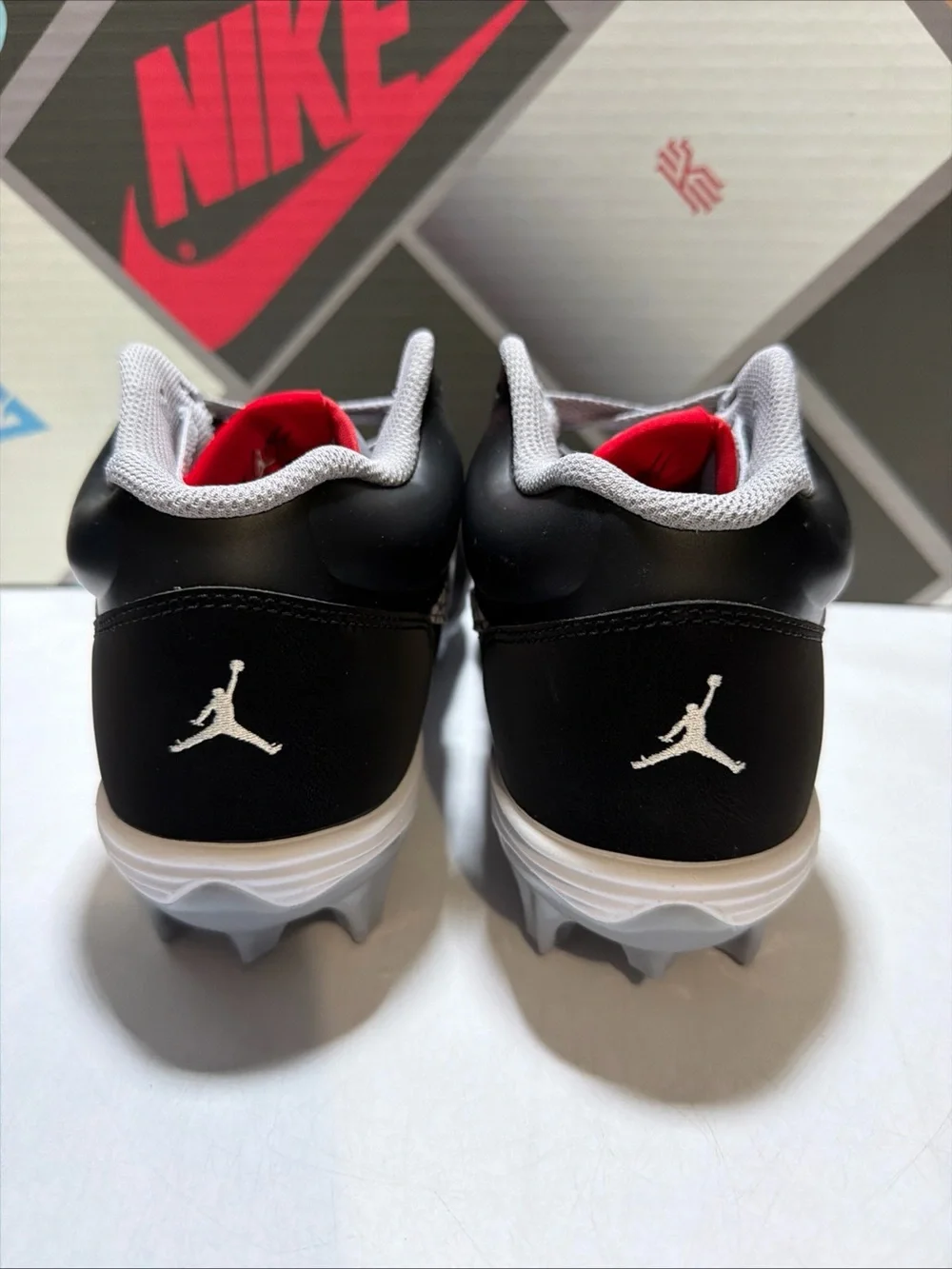 Nike Air Jordan Stadium 90 Low TD Black Cement Football HQ0210-060 Men’s
